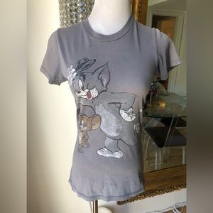 Dragonfly vintage tom & jerry T shirt size medium